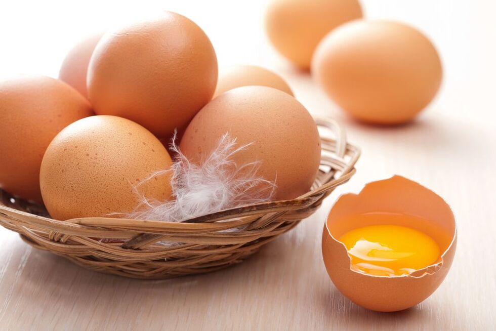 uova di gallina per aumentare la potenza